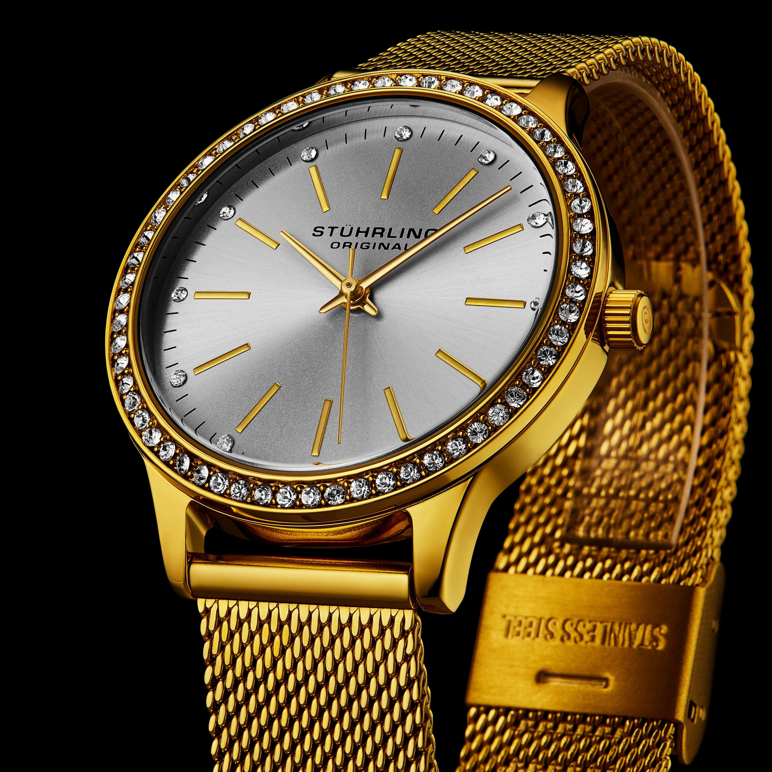 Stuhrling Eleganza 4044 Women's 35mm Quartz Watch | Timeless
