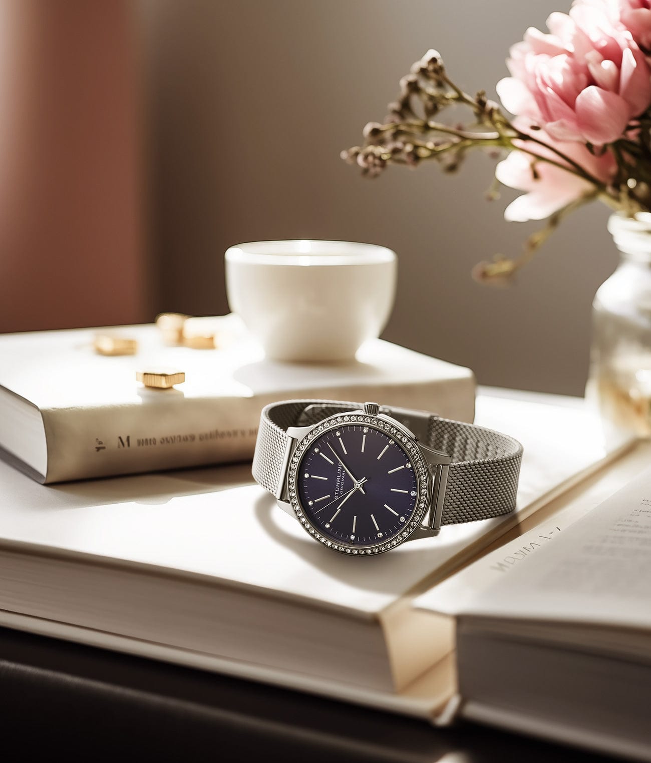 Stuhrling Eleganza 4044 Women's 35mm Quartz Watch | Timeless