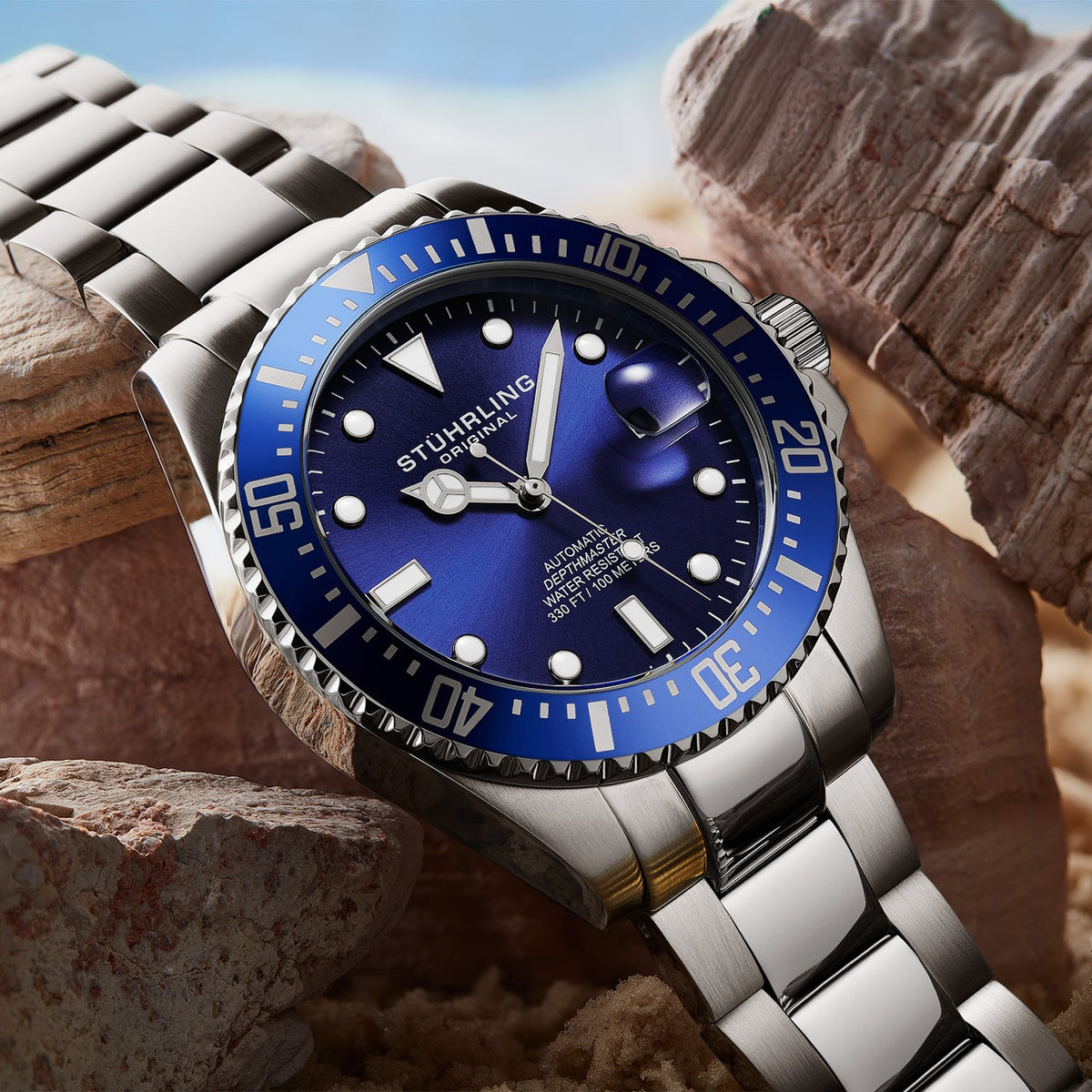 Stührling Japanese Automatic Depthmaster 4048 42mm Diver