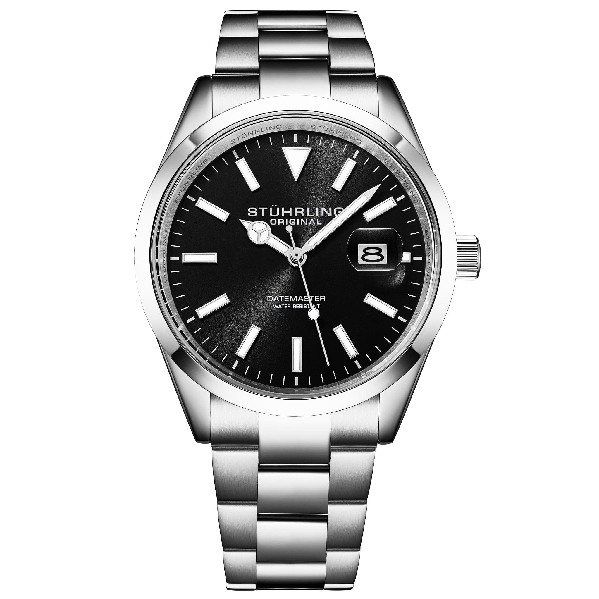 Stuhrling Datemaster 4065 Quartz Watch – Reliable 42mm Timepiece