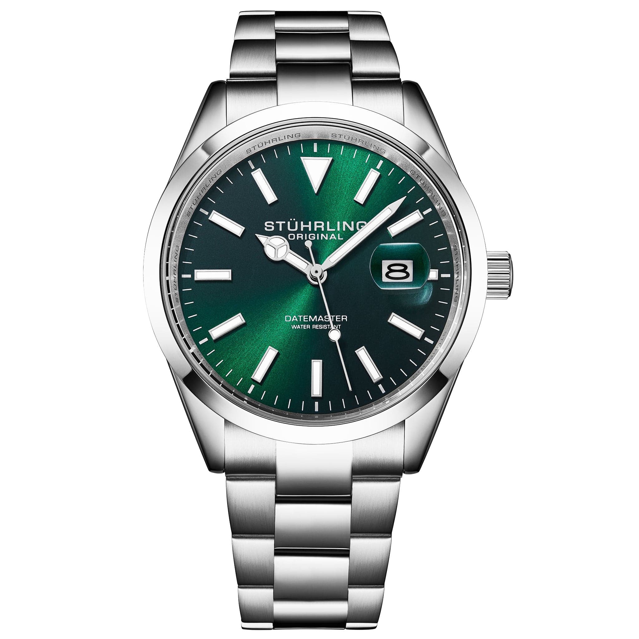 Stuhrling Datemaster 4065 Quartz Watch – Reliable 42mm Timepiece