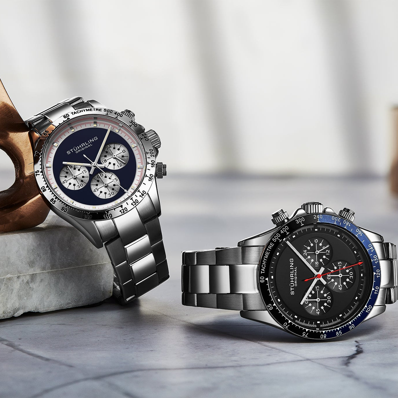 Stührling Chronomark 4066 Mens 40mm | Stuhrling Original Chronomark
