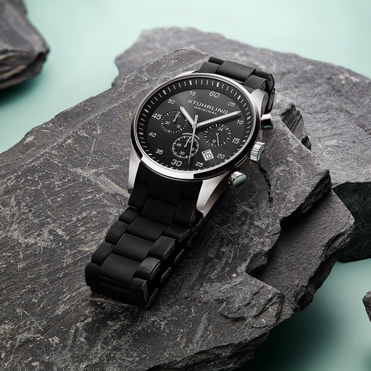 Stuhrling Velocity 4076 Men's Chronograph Watch | Modern Sport