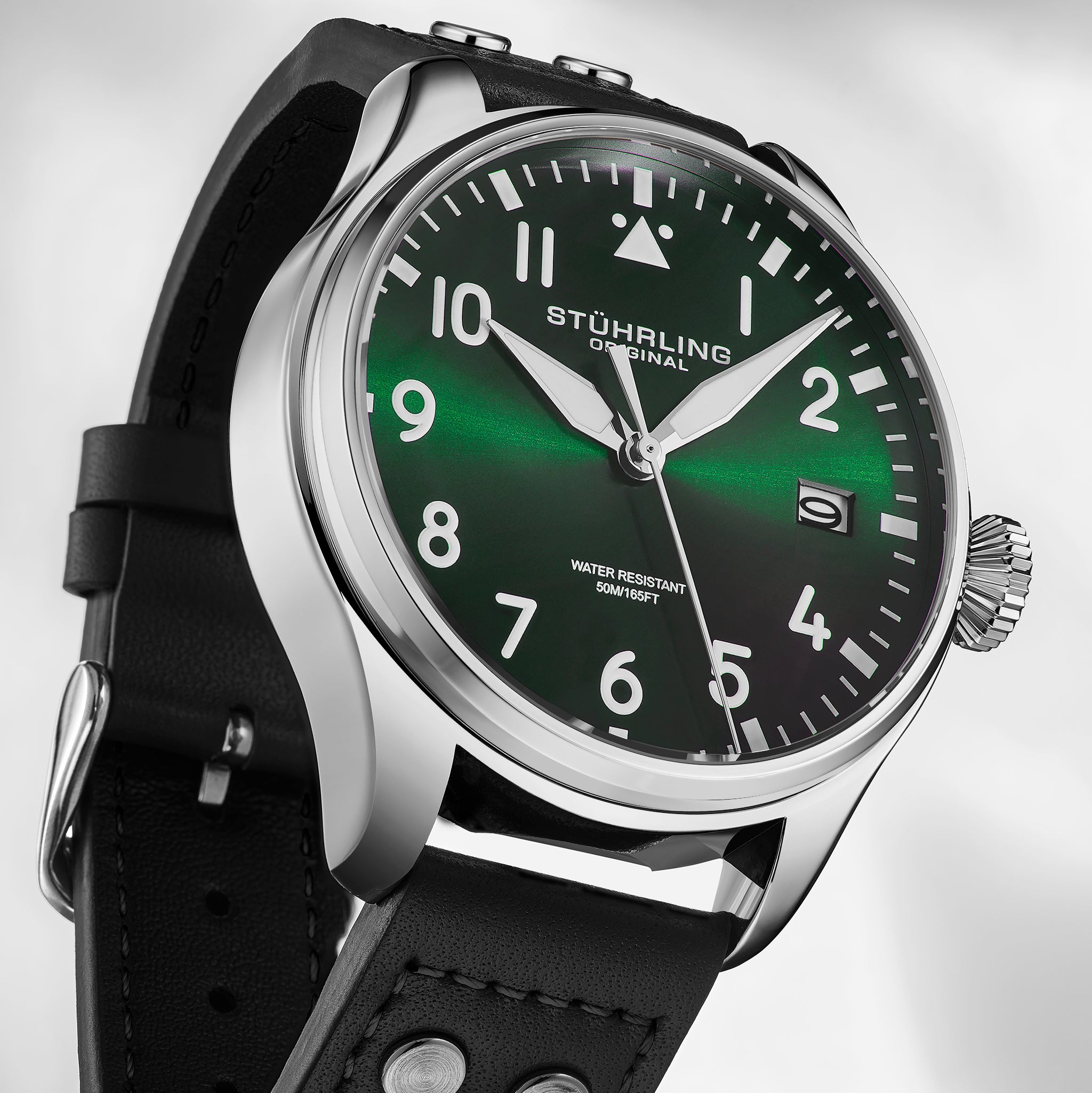 Stührling Airman 4078 Quartz Men's 43mm Pilot Watch