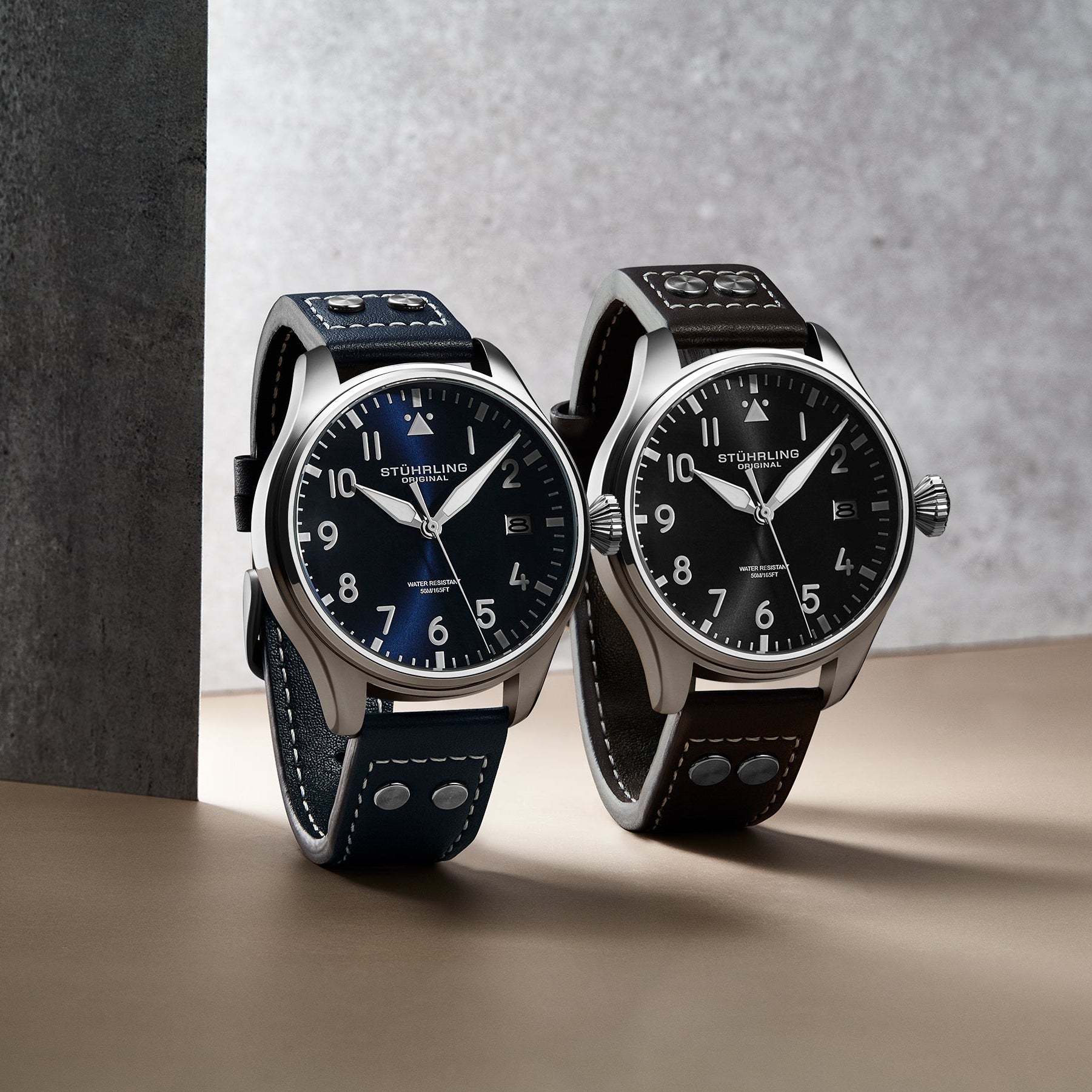 Stührling Airman 4078 Quartz Men’s 43mm Pilot Watch