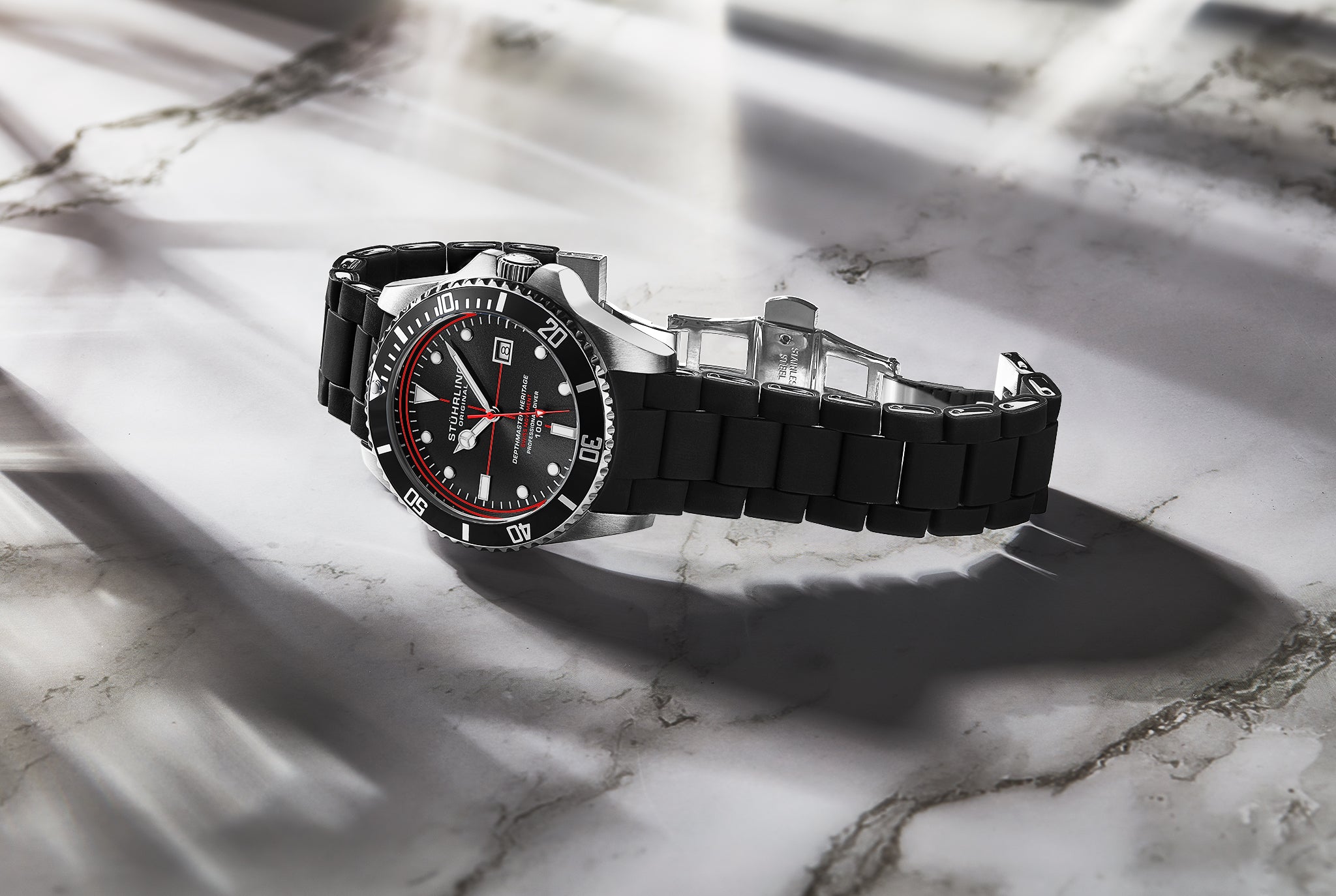 Stührling Datemaster Heritage Aquadiver 44mm