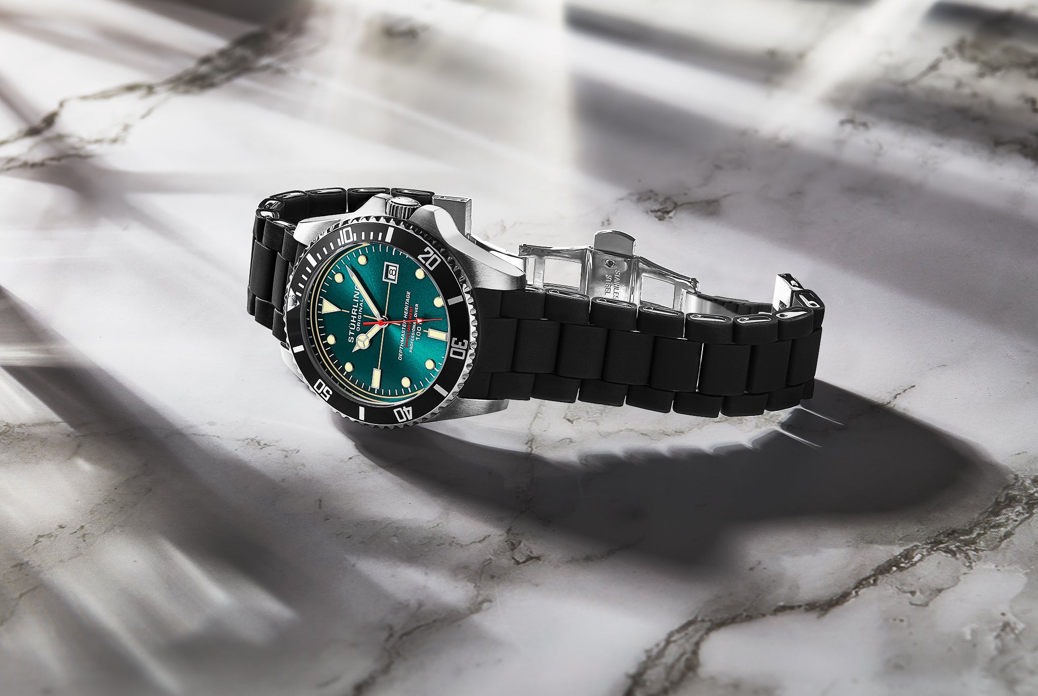 Stührling Datemaster Heritage Aquadiver 44mm