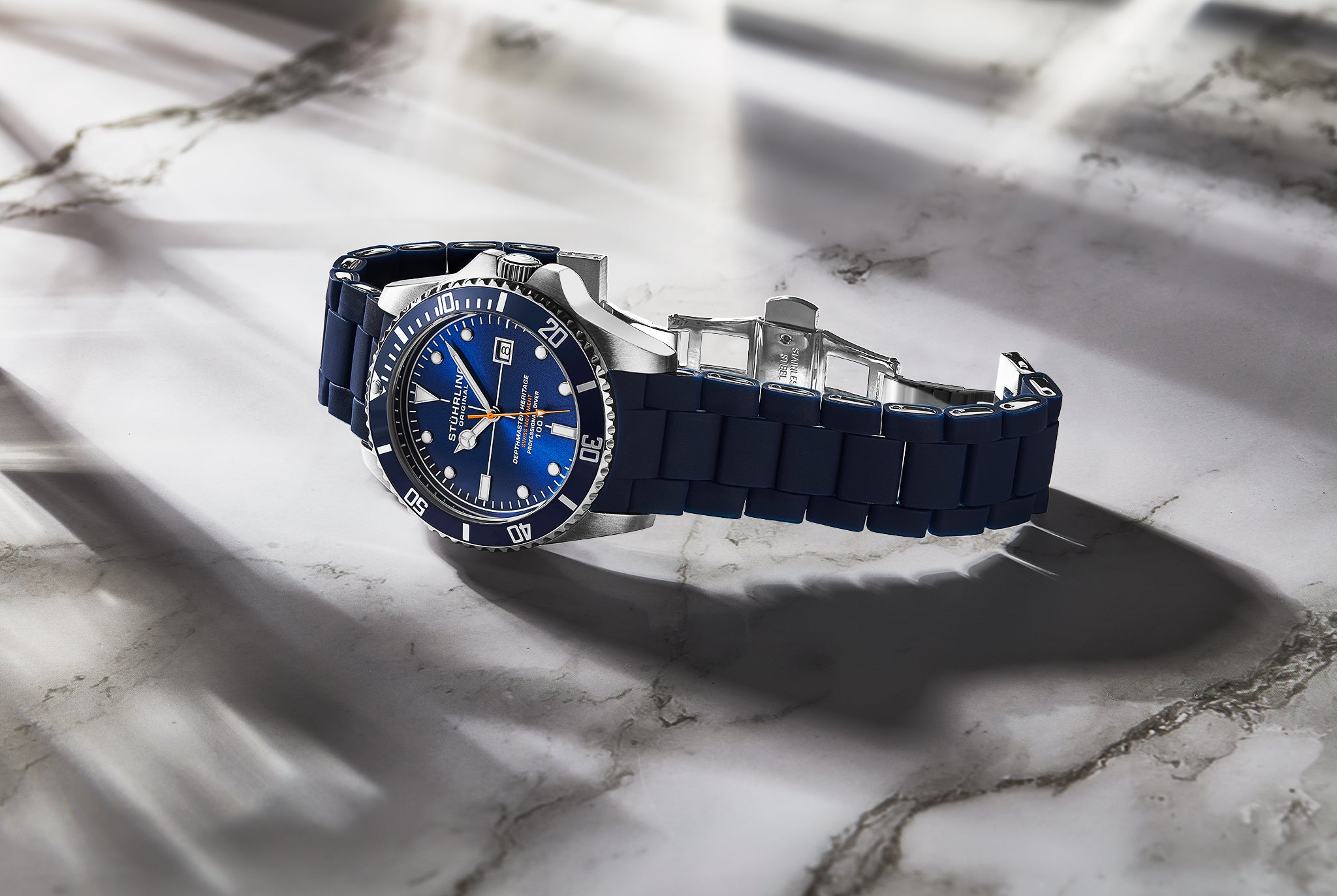 Stührling Datemaster Heritage Aquadiver 44mm