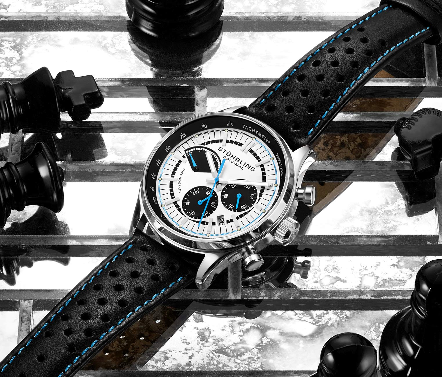 Monaco 934 Quartz 42mm Chronograph