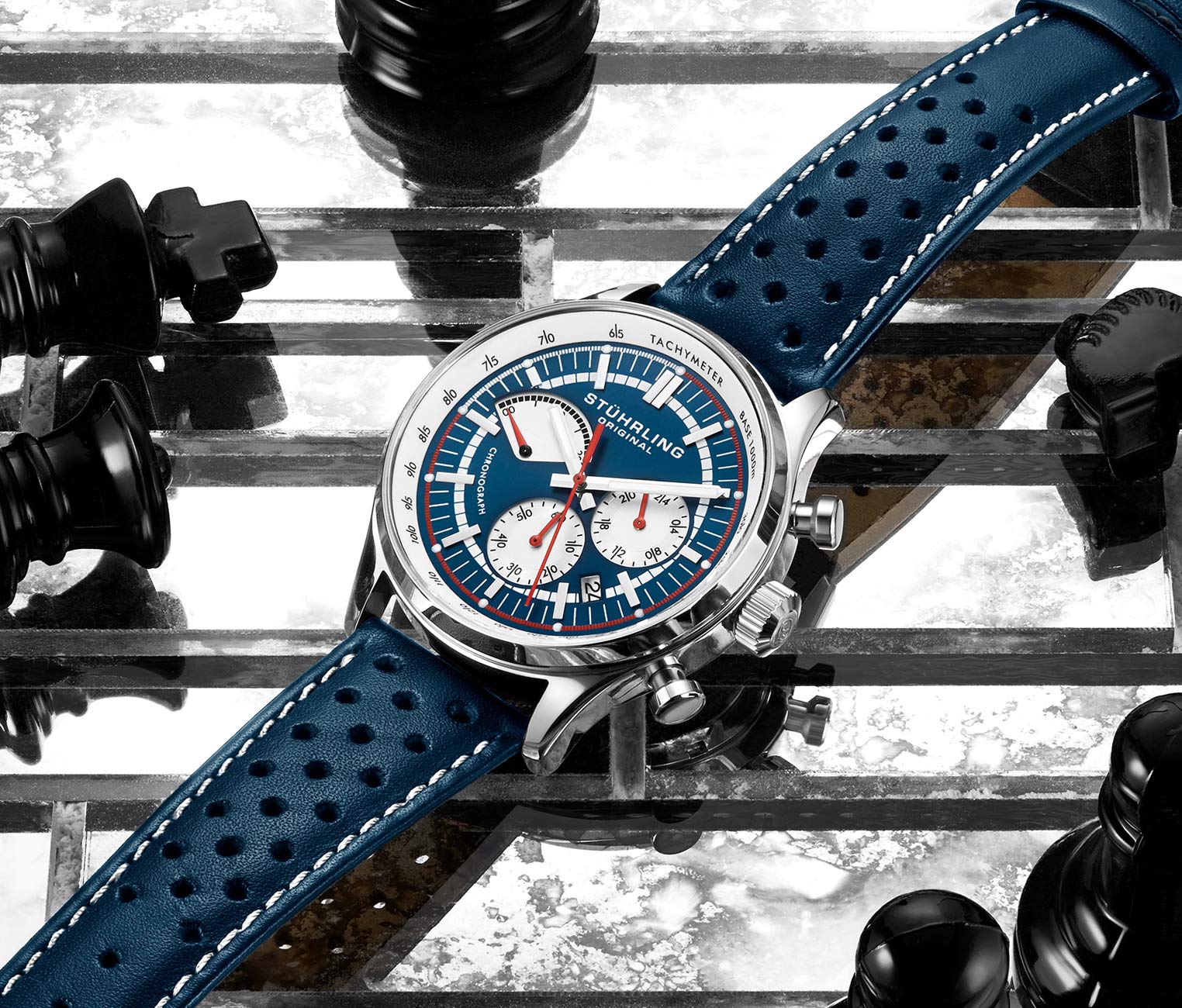 Monaco 934 Quartz 42mm Chronograph