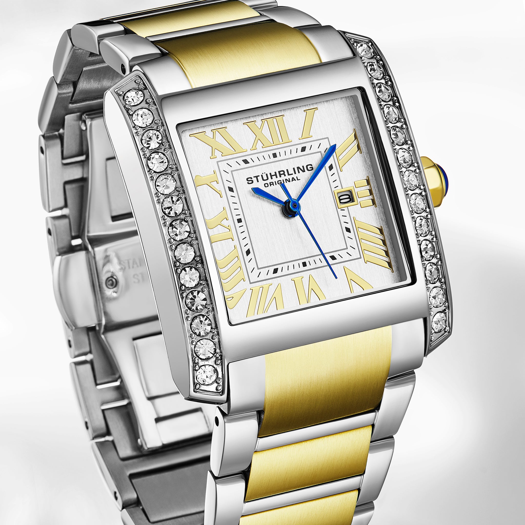 Stuhrling Élan Women's Rectangular Quartz Watch | Elegant Daily