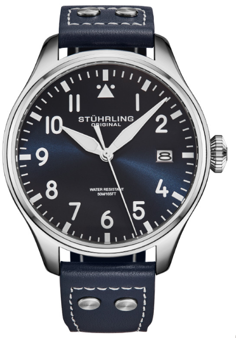 Stührling Airman 4078 Quartz Men’s 43mm Pilot Watch