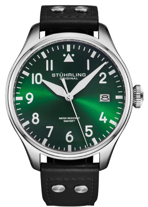 Stührling Airman 4078 Quartz Men's 43mm Pilot Watch