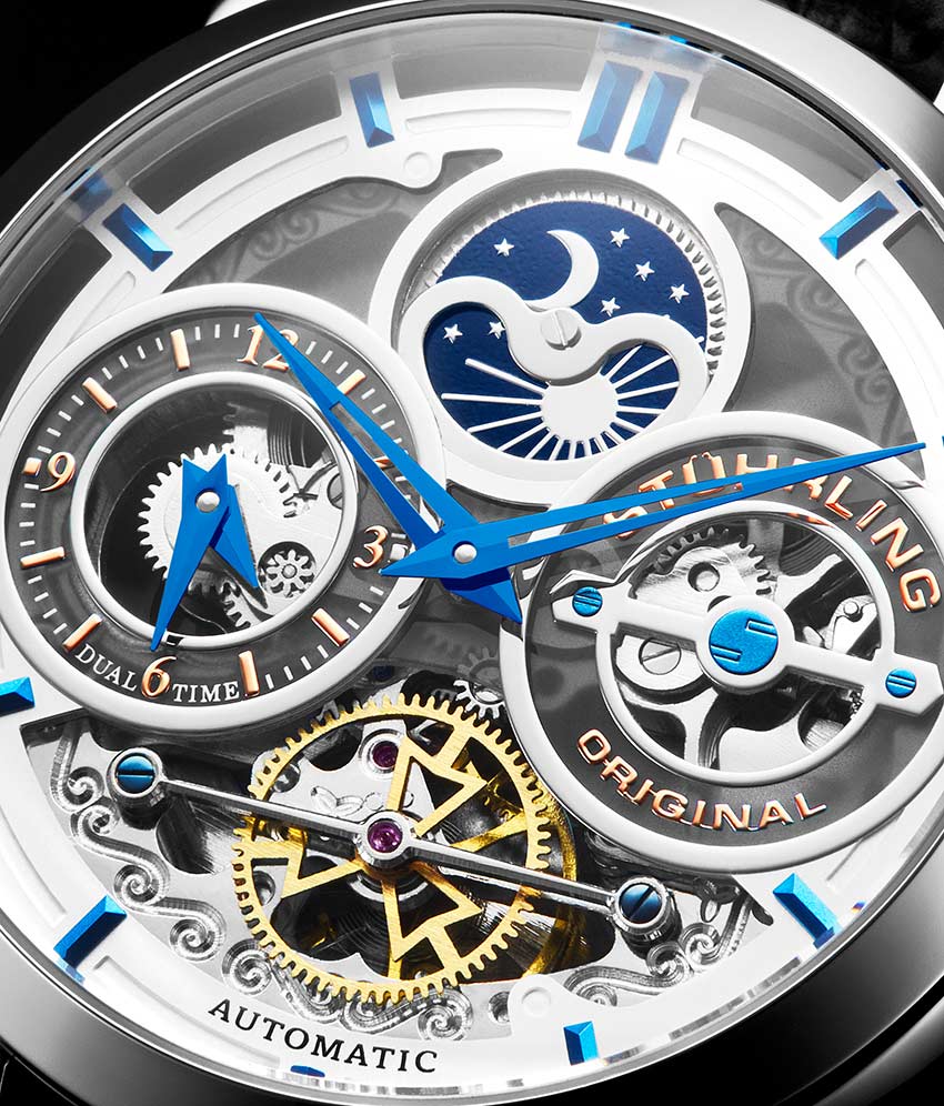 Luciano 371B Automatic 46mm Skeleton