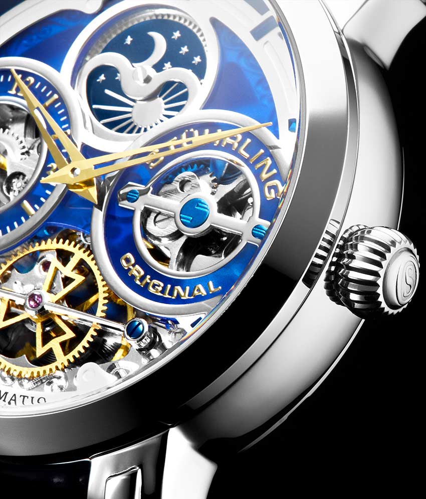 Luciano 371B Automatic 46mm Skeleton