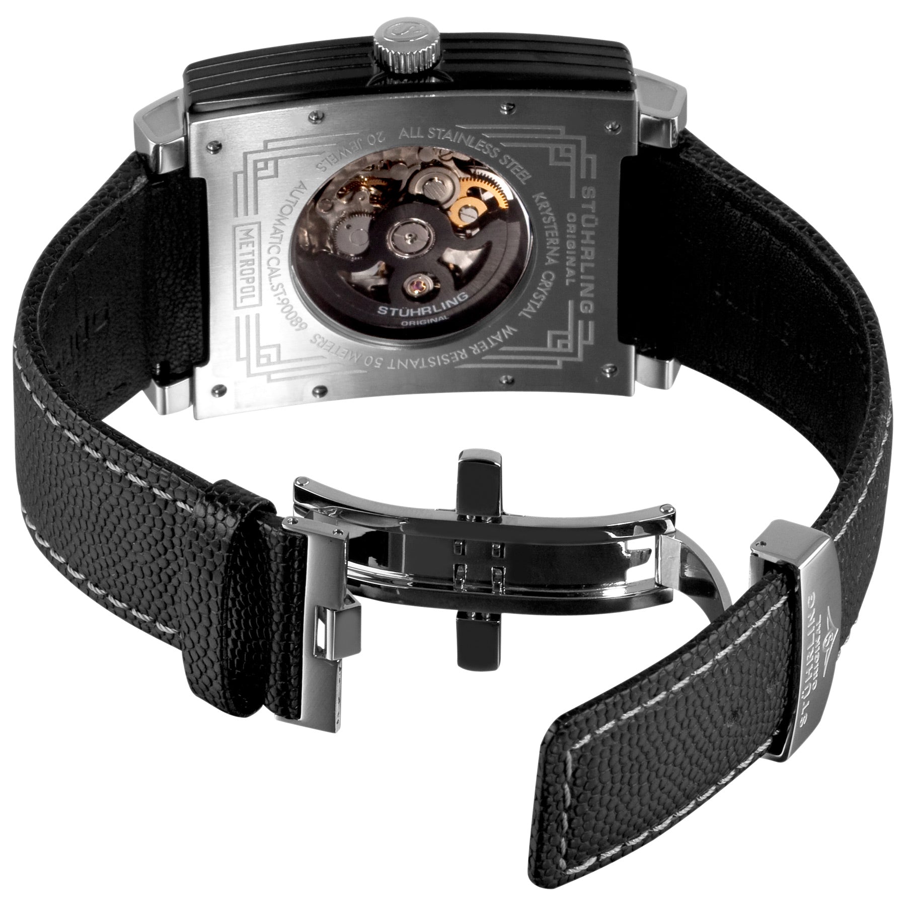 St.267 Replacement strap/Black-Steel