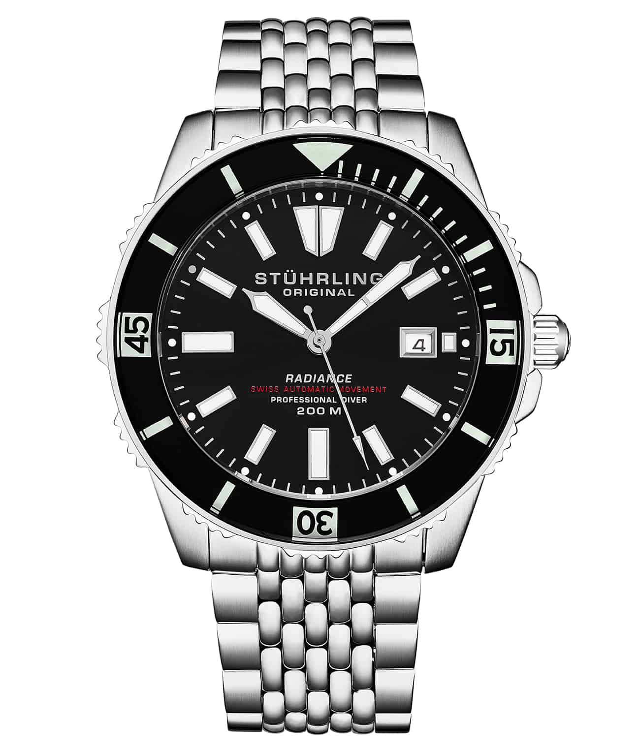 Swiss Automatic Super Luminova Radiance 1006 43mm Watch