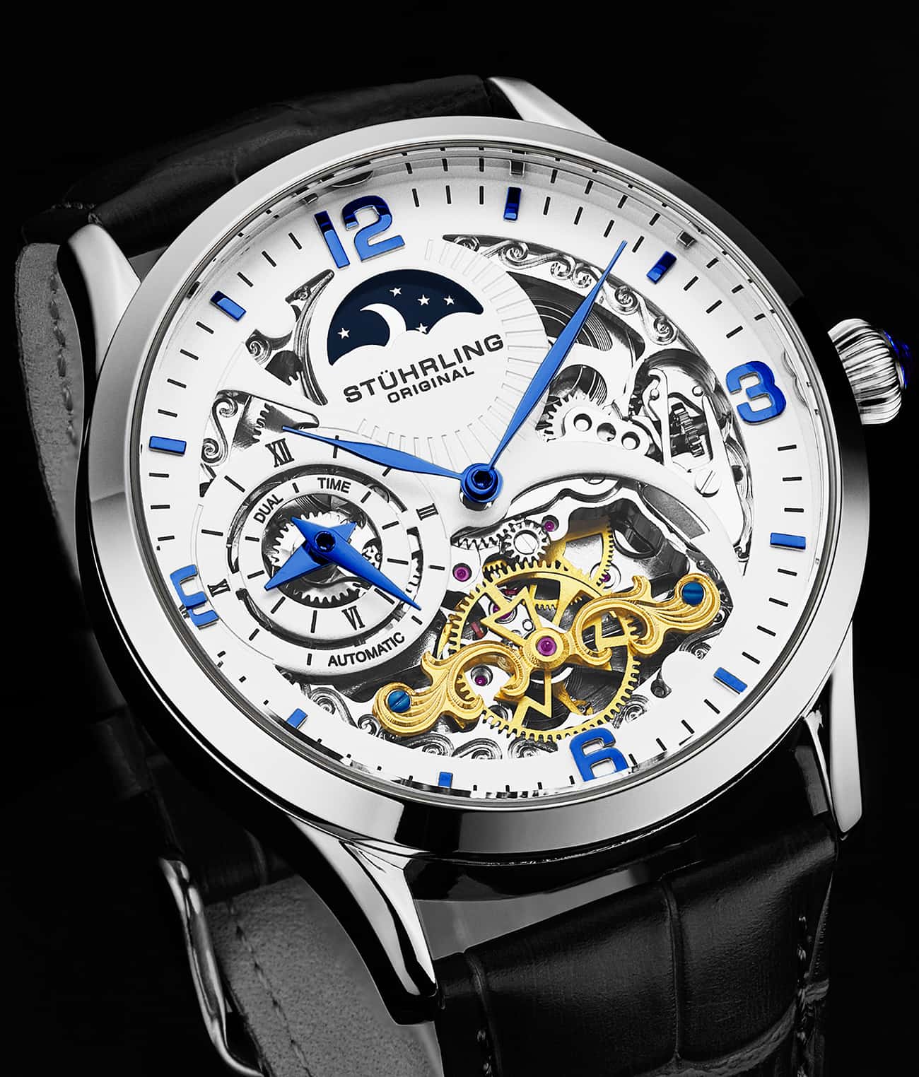 Special Reserve 3921 Automatic 44mm Skeleton – Stührling