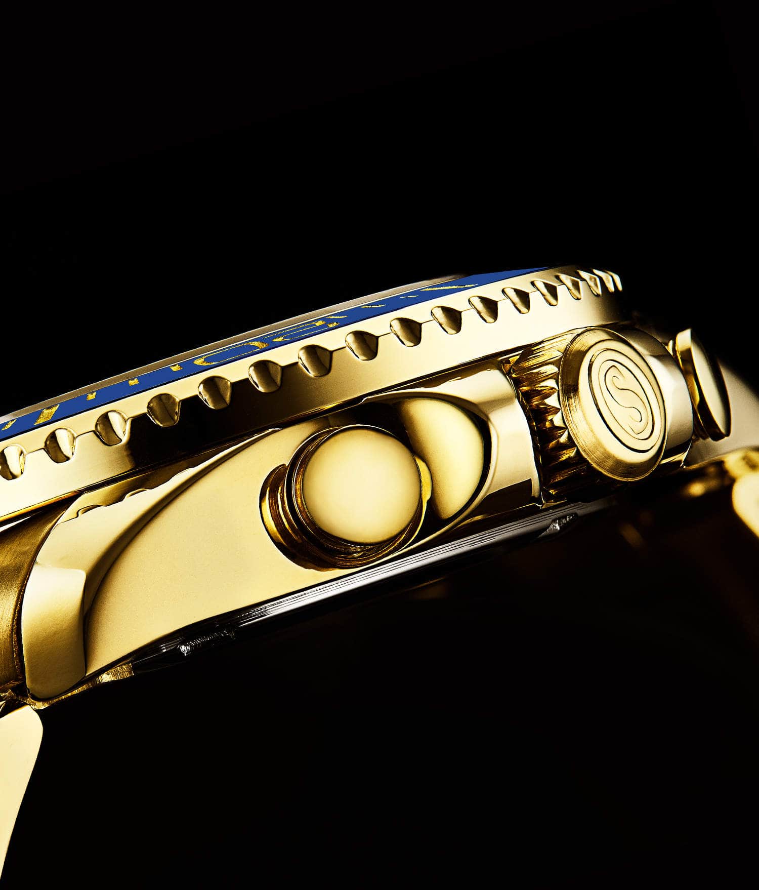 Brigadier Quartz Chronograph 42mm Diver With Stainless Steel Deployant Buckle