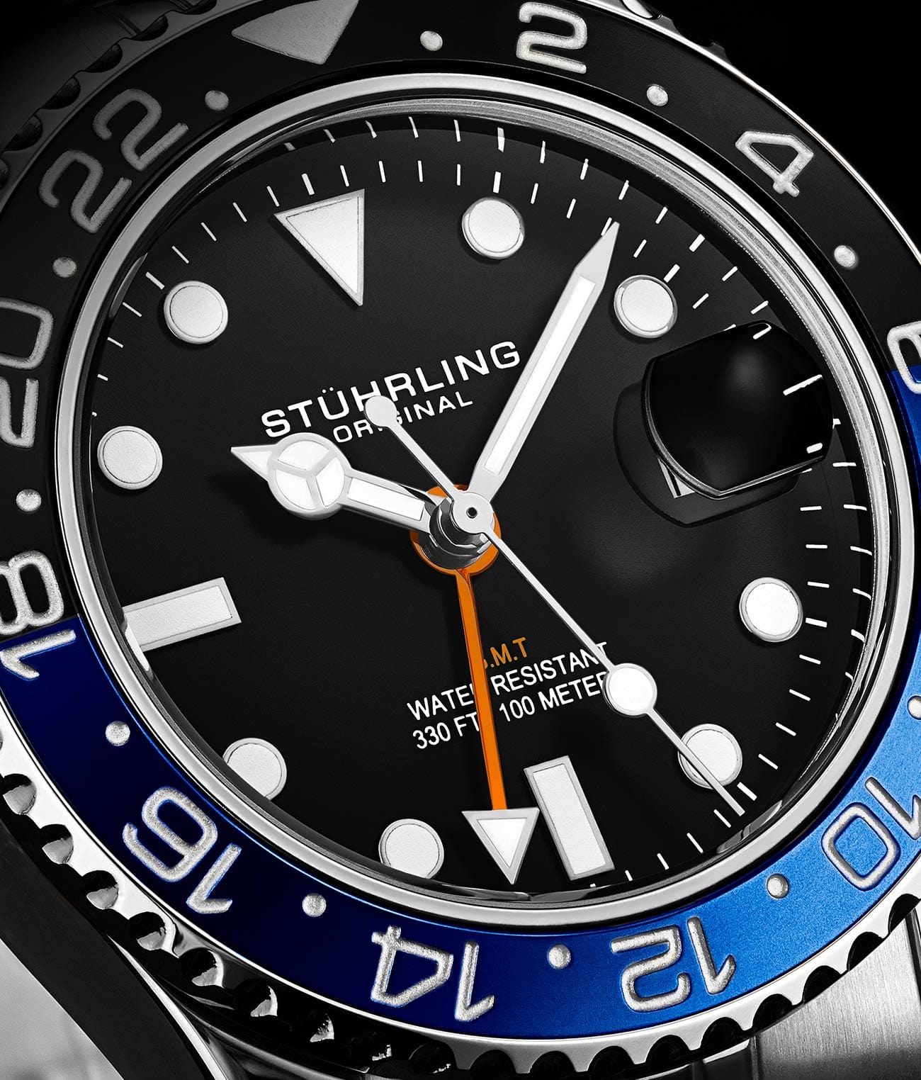 Stuhrling gmt pepsi Clearance