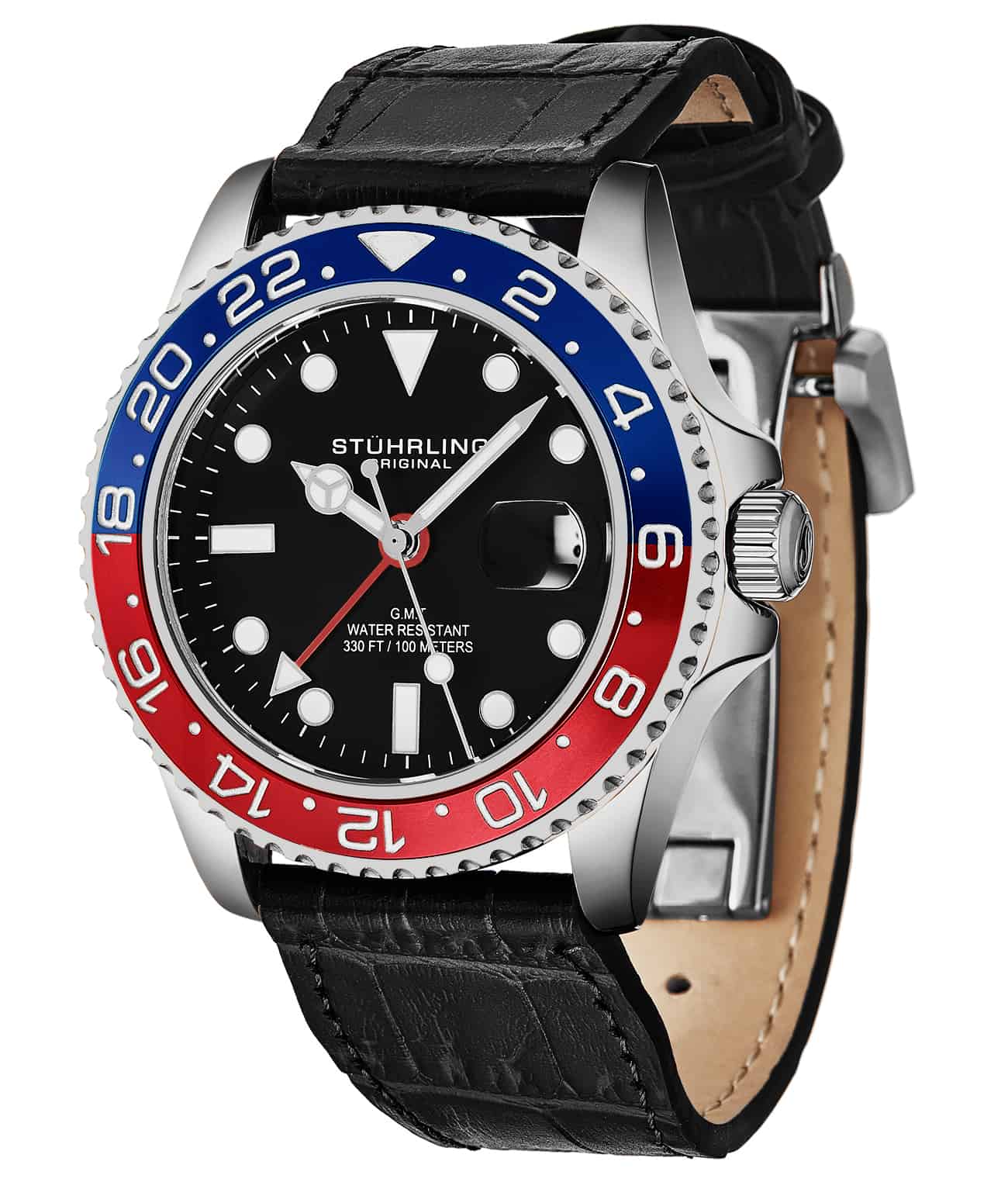 Meridian 3968L GMT Quartz 42mm Diver