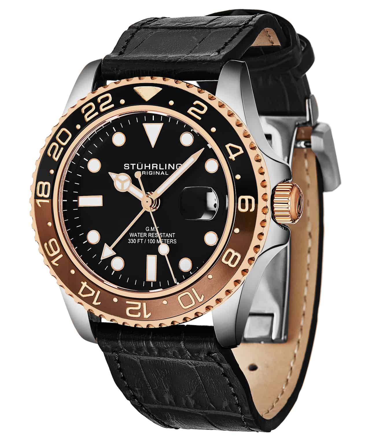 Meridian 3968L GMT Quartz 42mm Diver