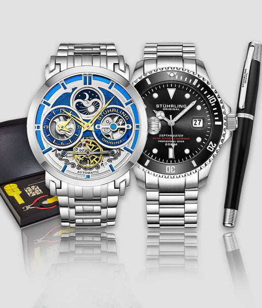 Luciano 371B.02, Depthmaster 883.01, Signature Pen, and Watch Tool Kit