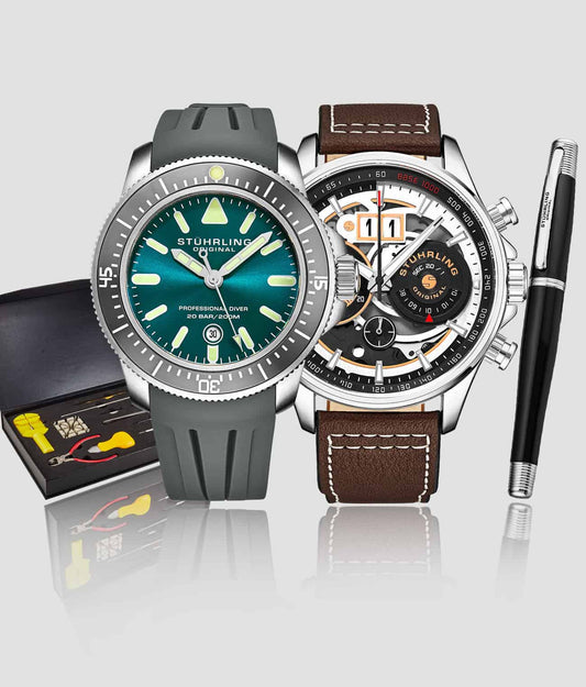 Tachymeter 923.01, Maritimer 935.04, Signature Pen, and Watch Tool Kit