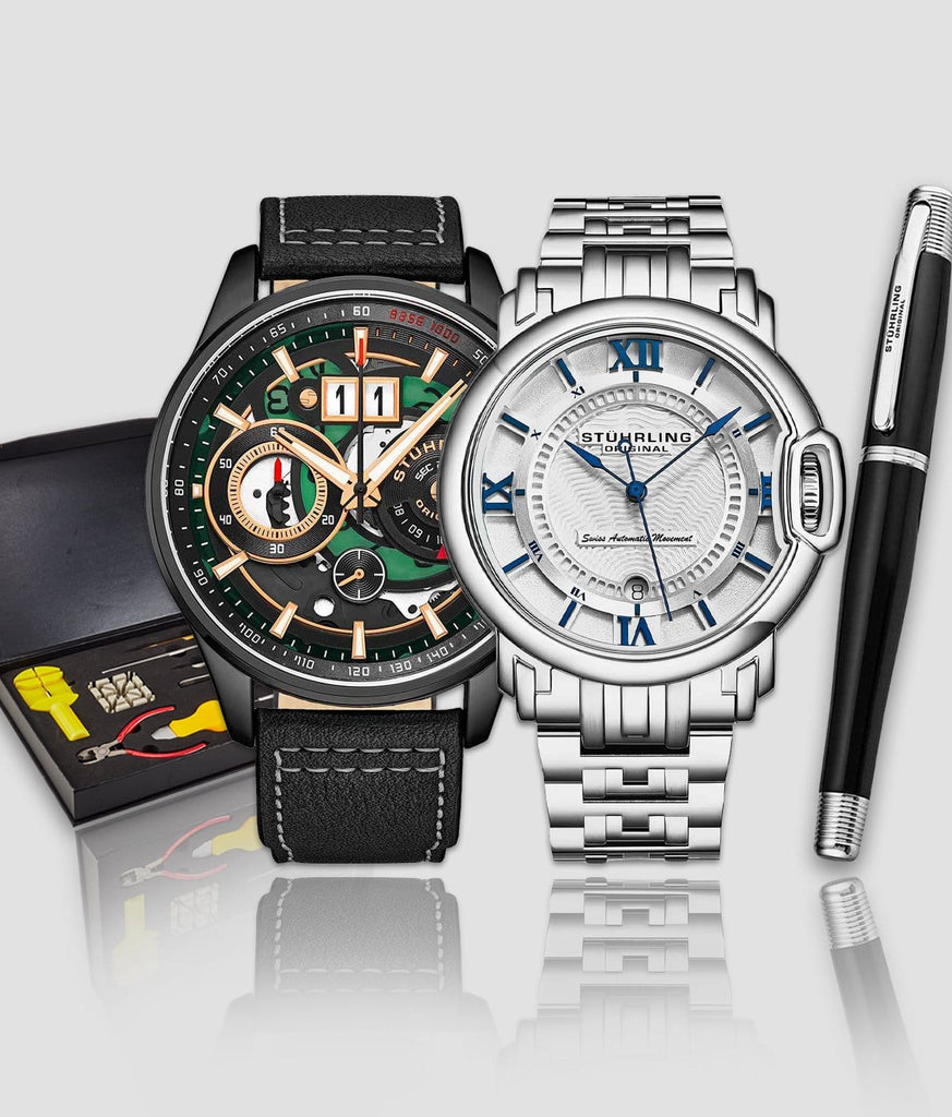 Tachymeter 923.04, Sion 1001.01, Signature Pen, and Watch Tool Kit