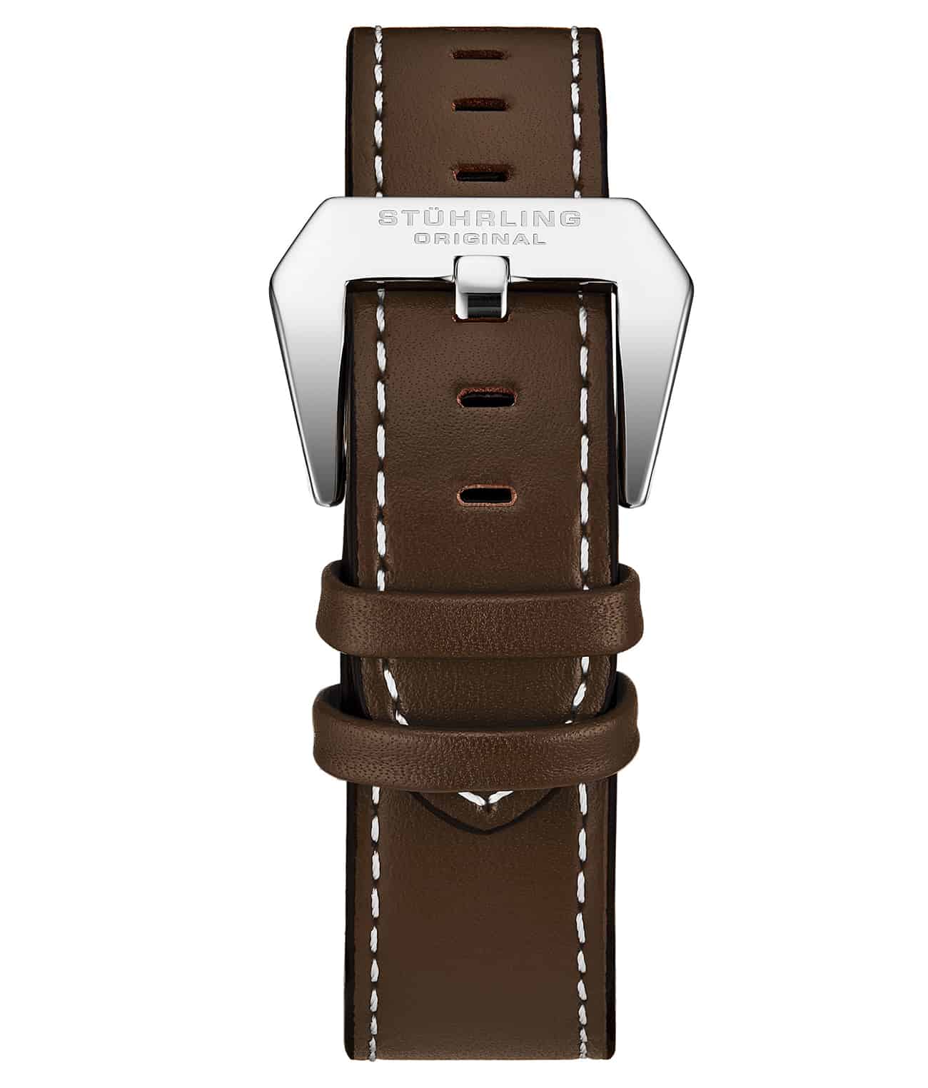 Genuine Leather Brown 22mm Strap – Stührling