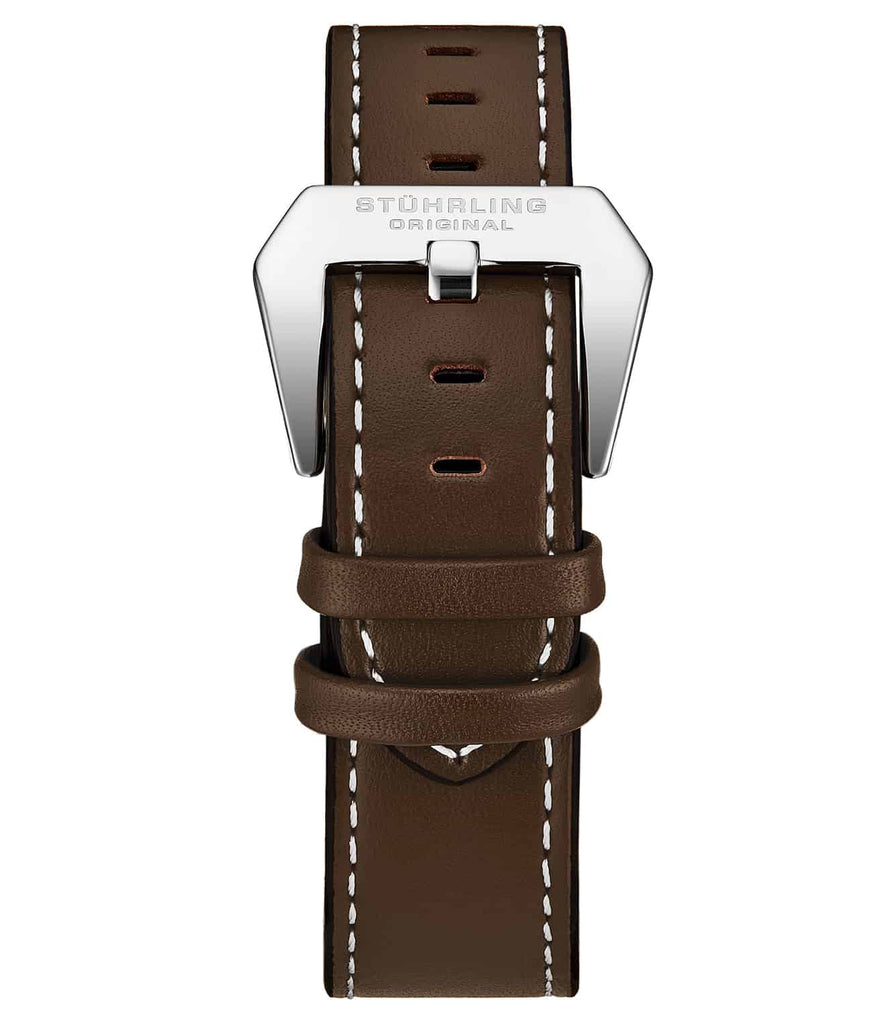 Genuine Leather Brown 22mm Strap