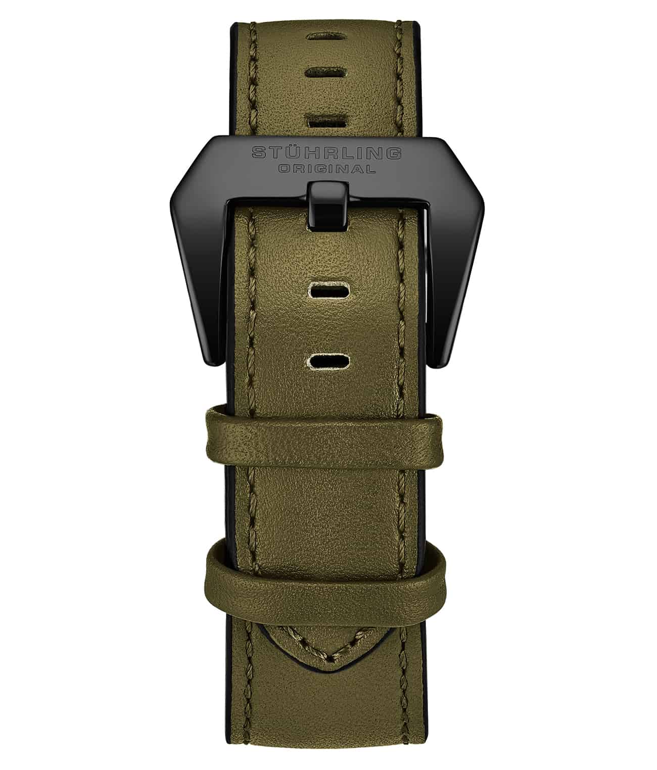 Genuine Leather Green 22mm Strap