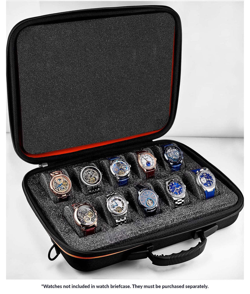 Stührling Original Men's 44mm Monaco Rialto Quartz Chronograph Blue Leather Strap Watch