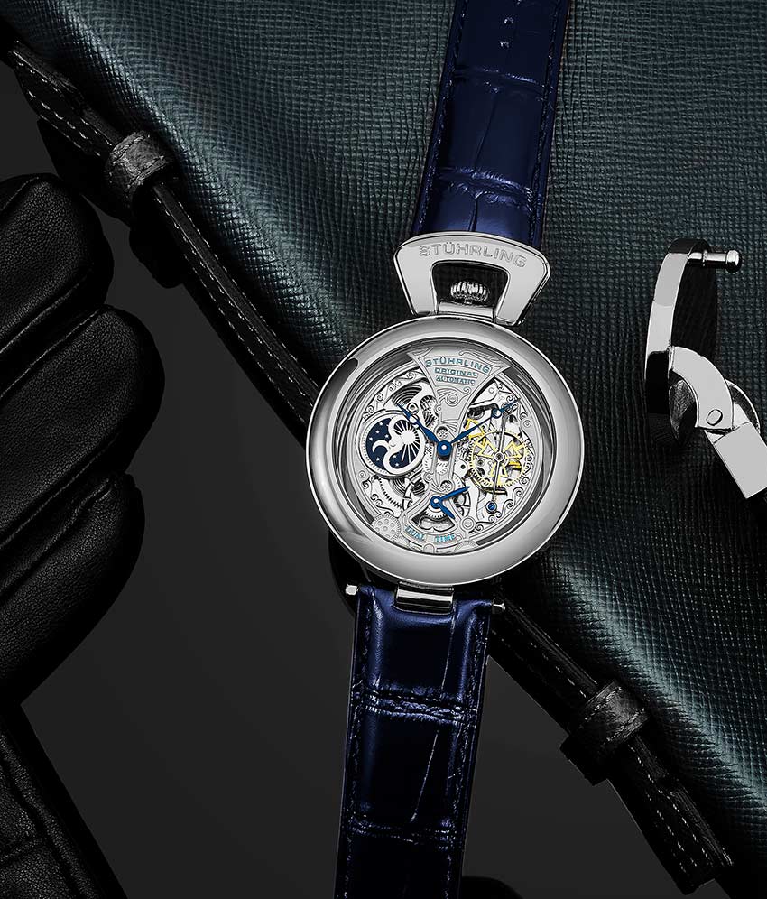 Emperor's Grandeur 127A Automatic 49mm Skeleton Stührling