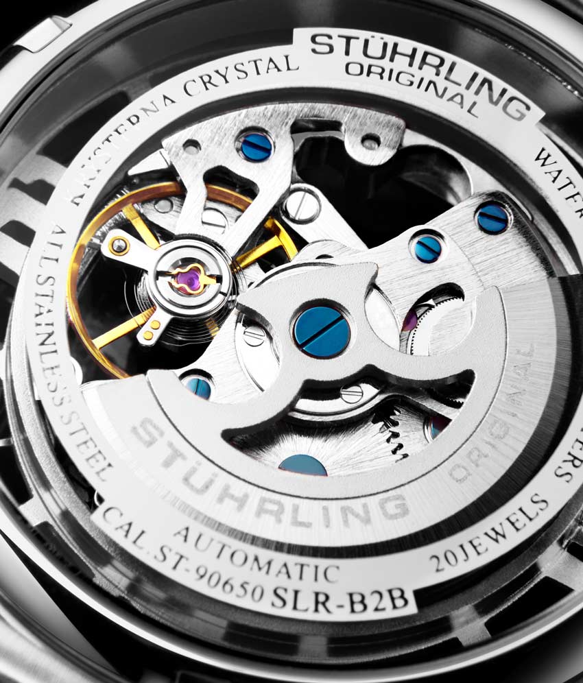 Silver Dial / Silver Case / Black Leather Strap Tang Buckle