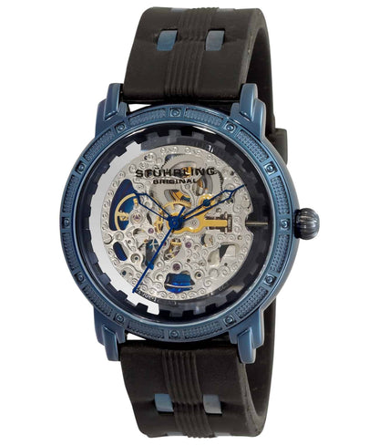 Silver/Blue PVD/Black