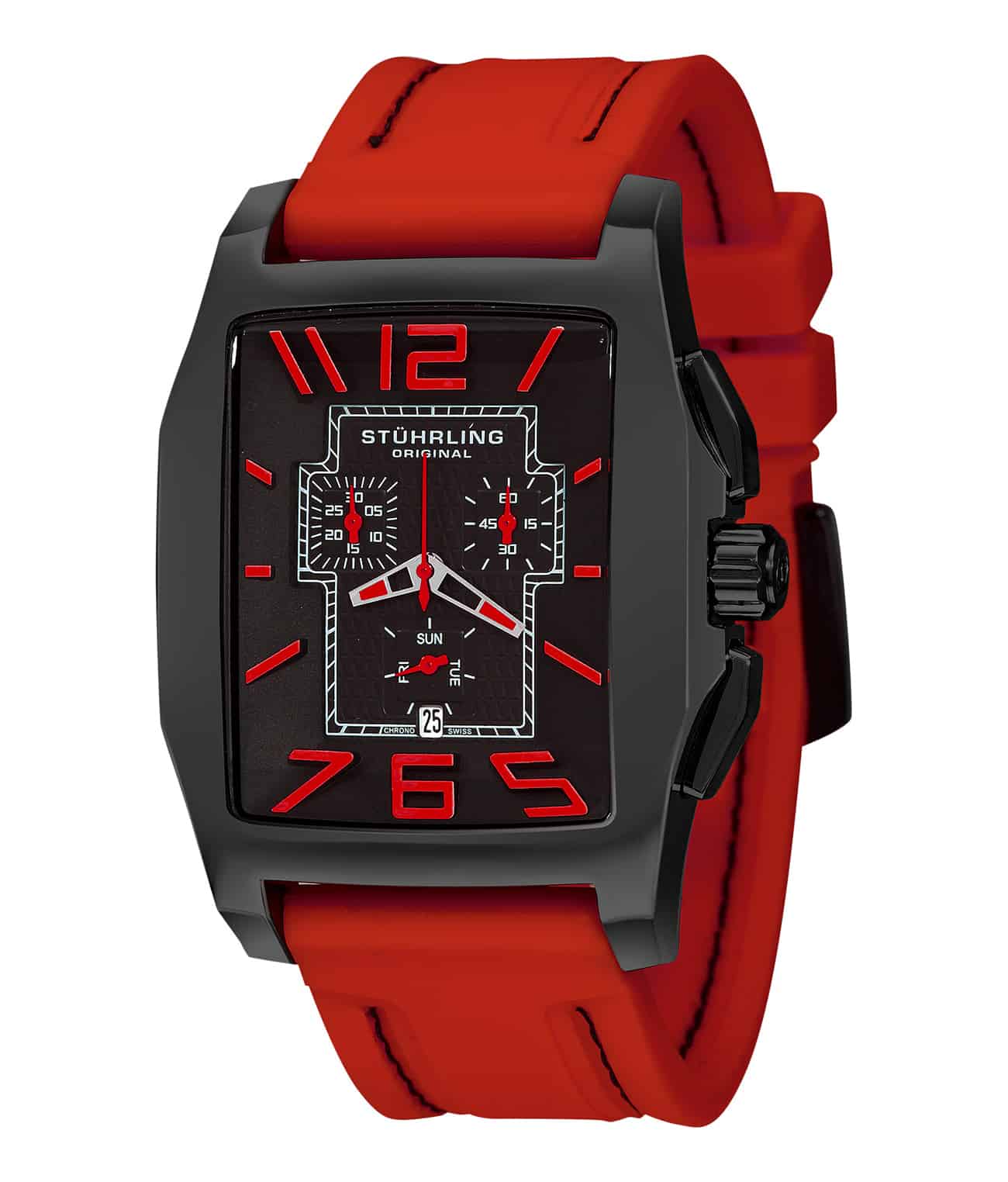 Black/Black PVD/Red