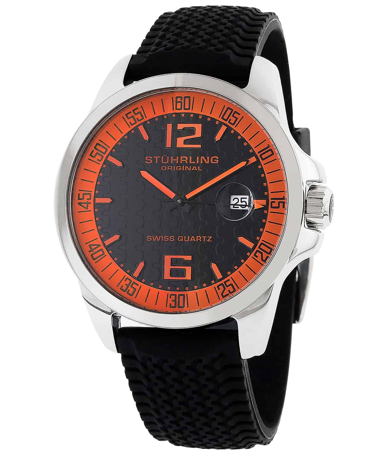 Orange/Silver/Black