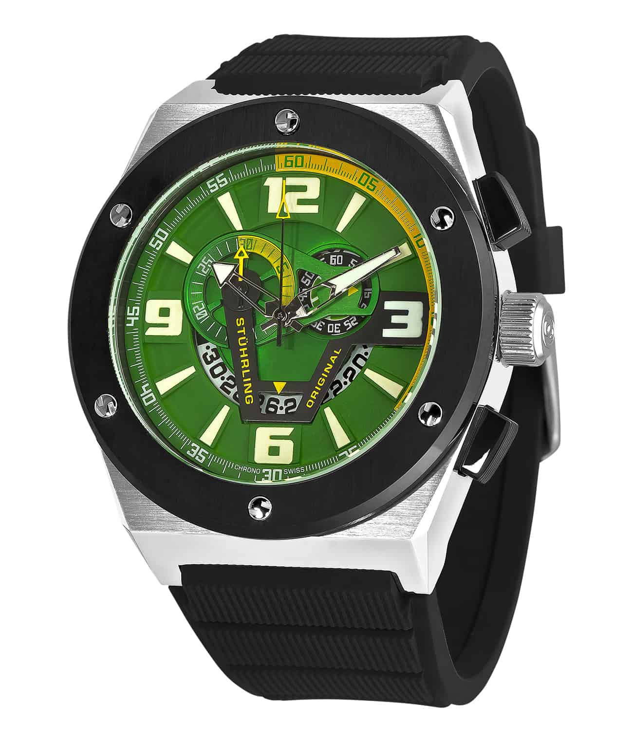 Green/Silver/Black