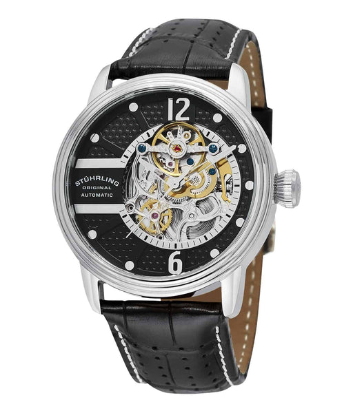 Amazon.com: Stuhrling Original Mens Automatic Watch Skeleton Stainless  Steel Self Winding Dress Watch with Premium Leather Band Legacy Collection  (Brown Rose Gold) : Clothing, Shoes & Jewelry