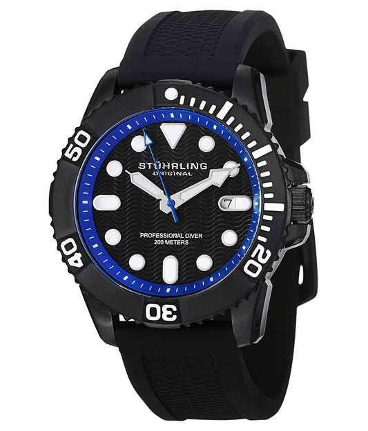 Blue/Black PVD/Black