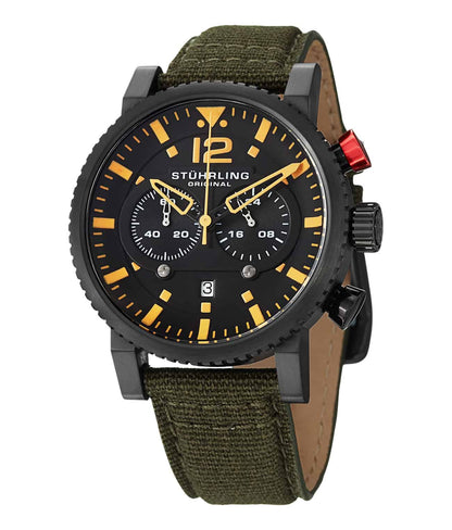 Black/Black PVD/Green