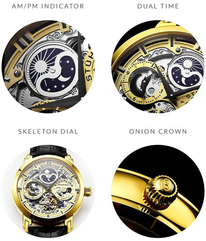 Automatic Dual Time Anatol, Swiss Automatic Gio and Stürhling Signature Pen