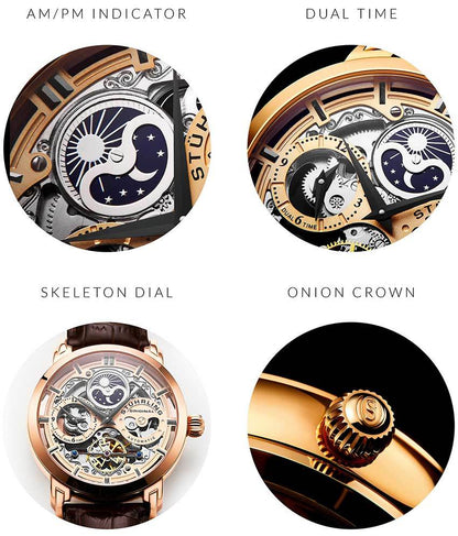 Automatic Dual Time Anatol, Swiss Automatic Sion and Stürhling Signature Pen