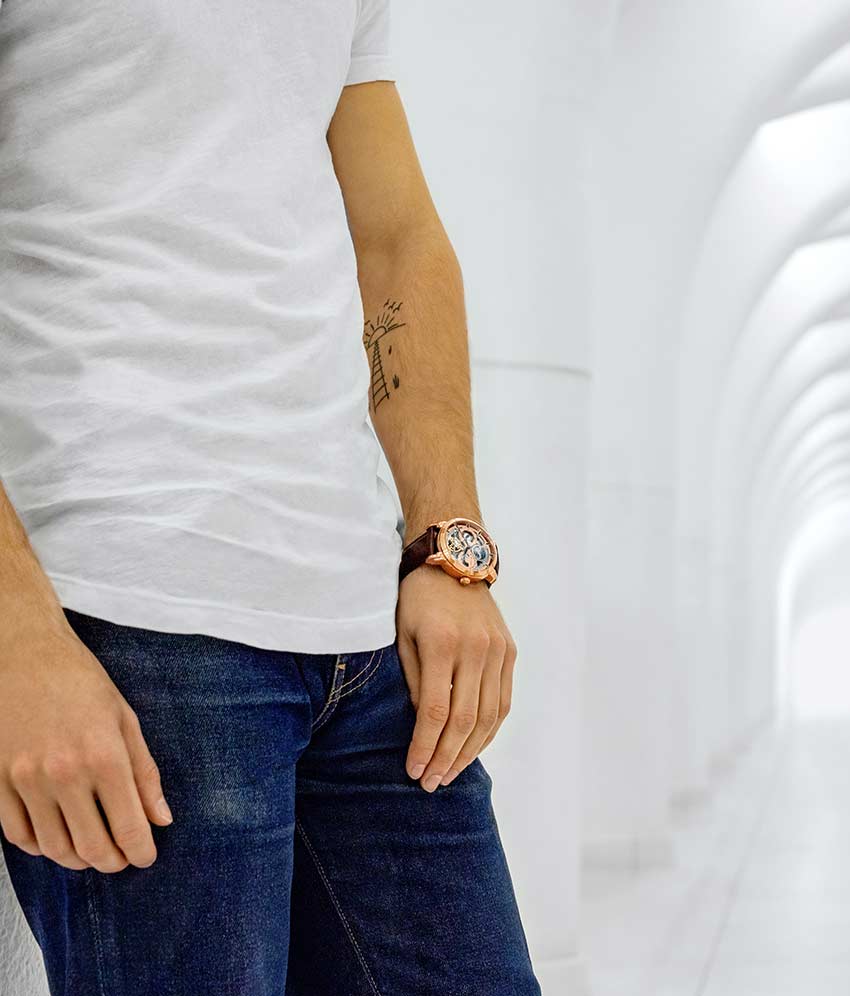 Automatic Dual Time Anatol, Swiss Automatic Sion and Stürhling Signature Pen