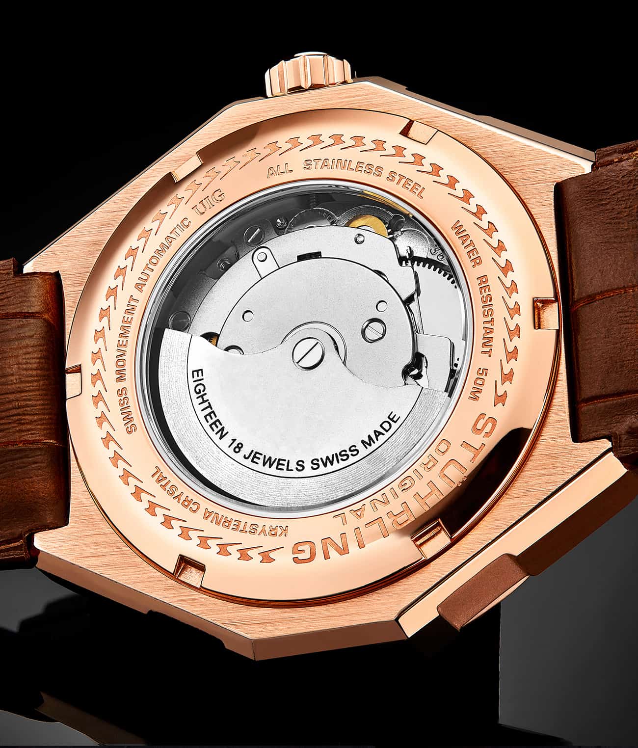 Automatic Dual Time Anatol, Swiss Automatic Gio and Stürhling Signature Pen