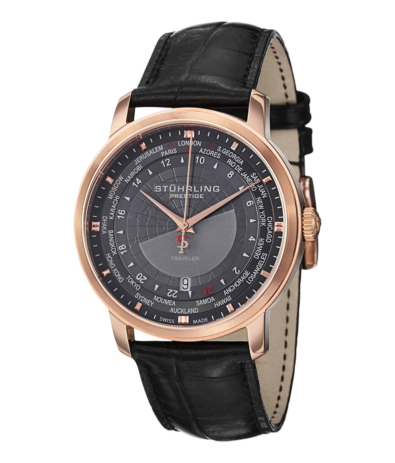 Swiss Traveler 383 Quartz 42mm – Stührling