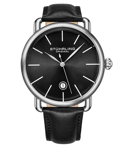 Black Dial / Silver Case / Black Band