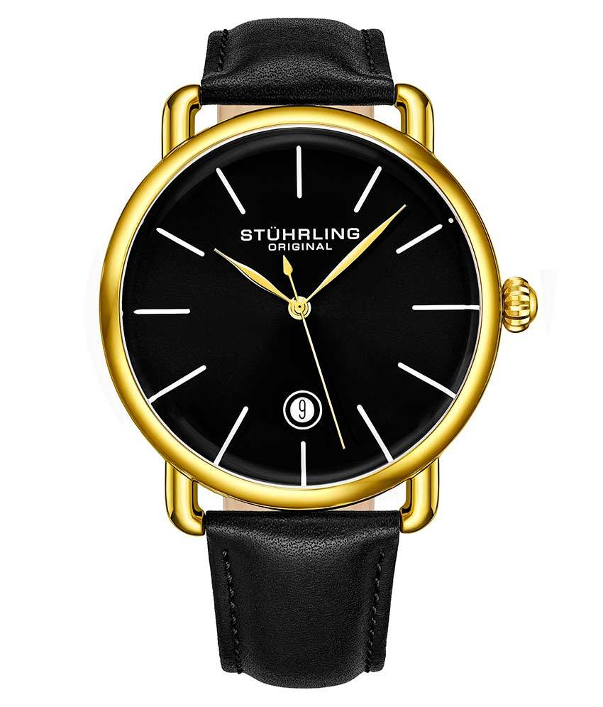 Black Dial / Gold Case / Black Band