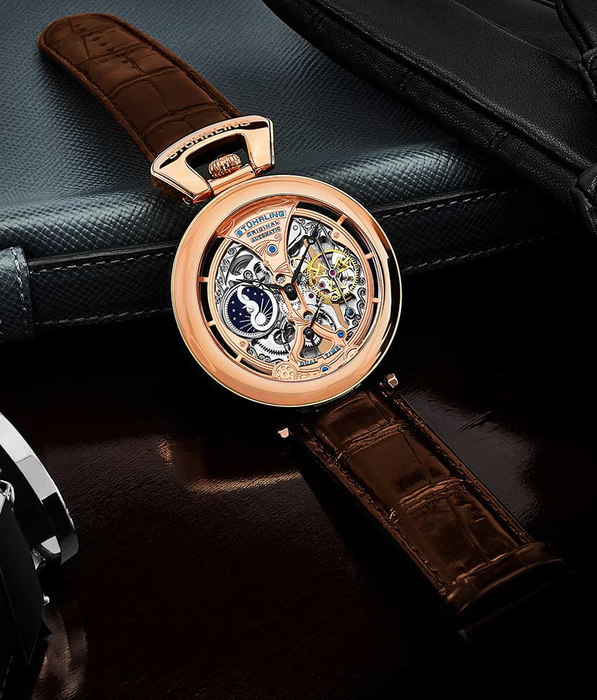 Rose Dial / Rose Case / Brown Band